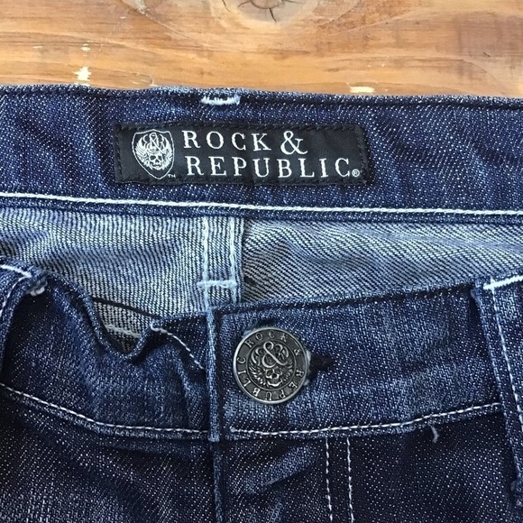 ROCK & republic women jeans bootcut to wide legs size 25 - Picture 3 of 11